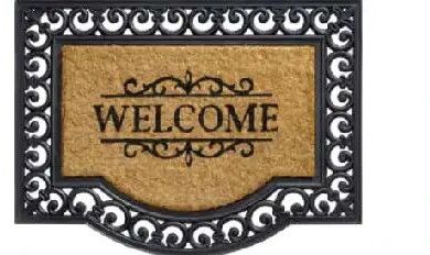 Rubber Backed Coir Mats SC-BRG-1000, Color : Natural for Indoor/outdoor