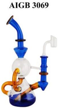 Glass Bongs Aigb 3069, Packaging Type : Box for Smoking