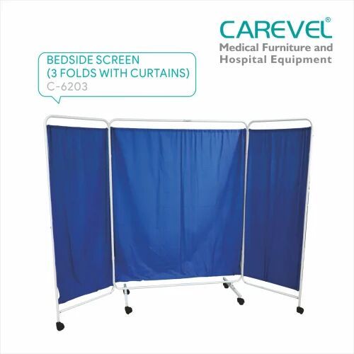 Carevel C 6203 3 Folds Curtains Bedside Screen