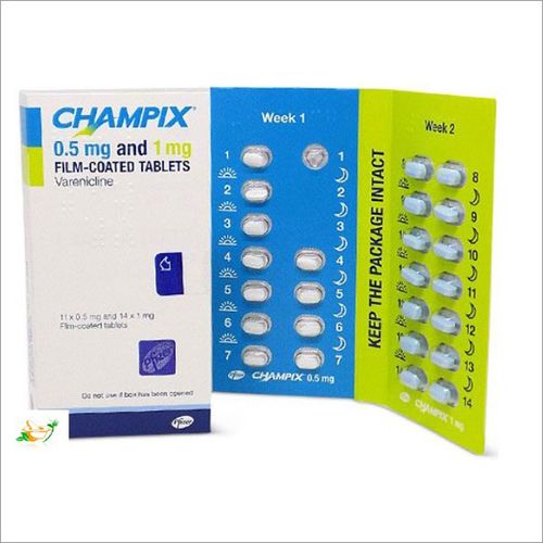 Chantix 0.5mg Tablets(Varenicline)