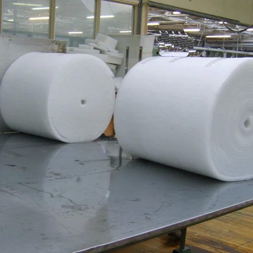 Plain White Polyester Wadding, Technics : Machine Made for Industrial