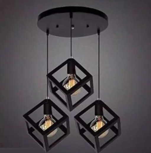 Iron Cube Hanging Light