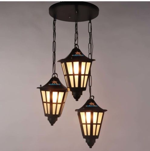 Triple Hurricane Hanging Light