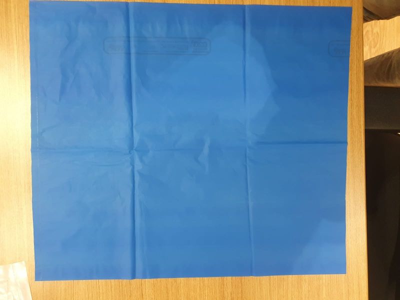 Blue Compostable Biohazard Bag