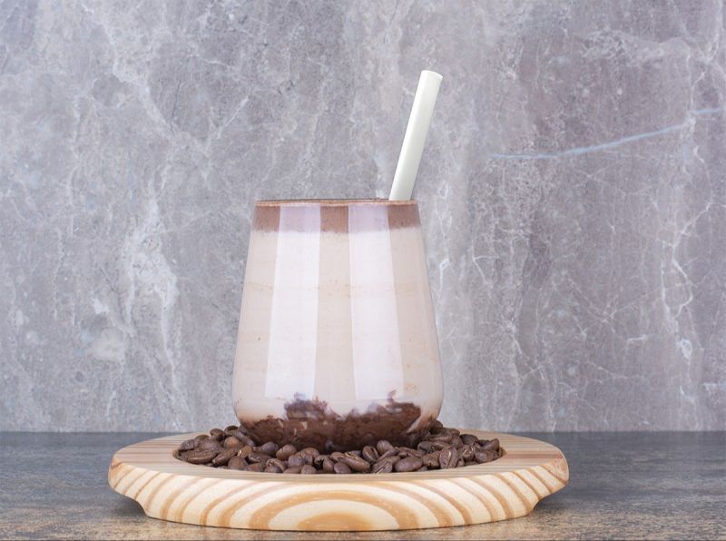 10 Inch White Bio Compostable Drinking Straw