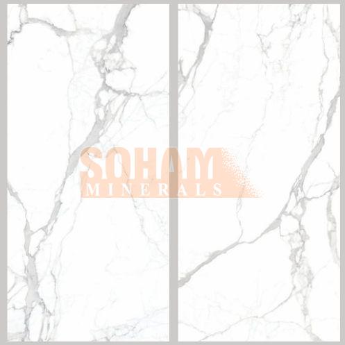 Polished Statuario Natural Granite Slabs 1600x3200 Mm for Construction