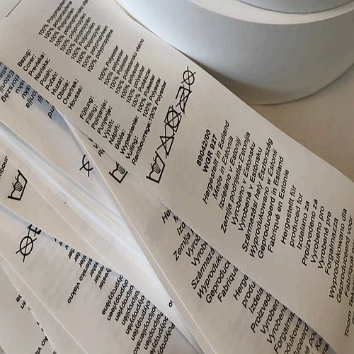 Taffeta Printed Labels