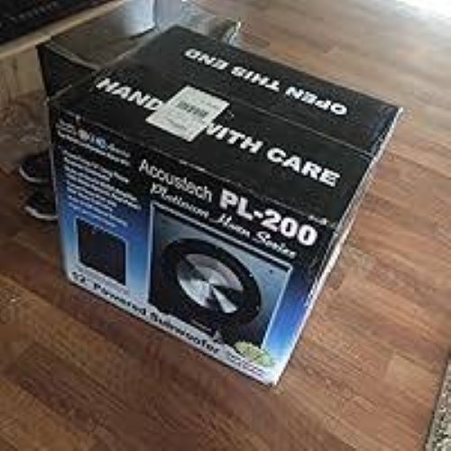 Brass Bic Acoustech pl200ii Subwoofer Speaker, Shape : Rectangle