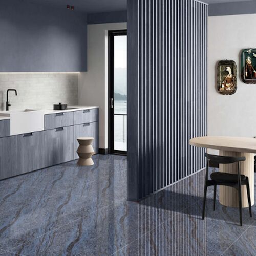 Swell Granito Polished Ceramic Brazil Blue Double Charge Tiles