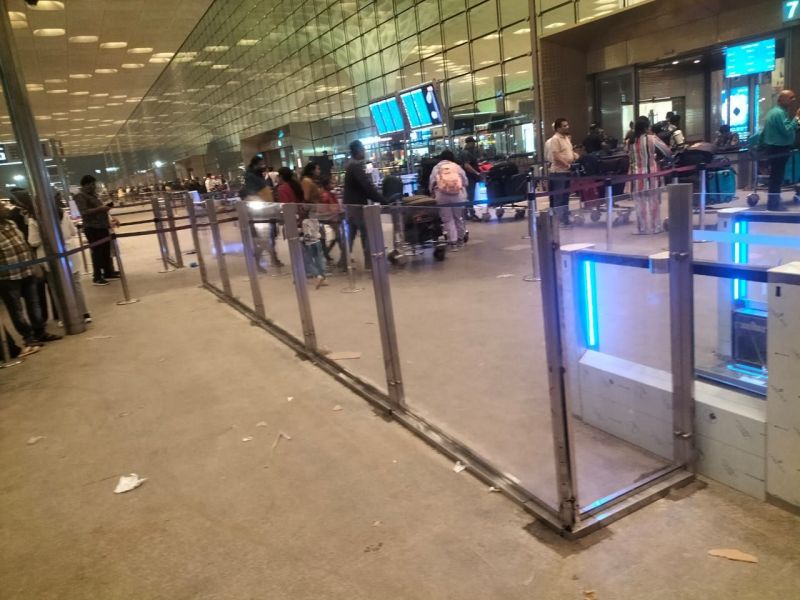 Stainless Steel Glass Railing for Airport
