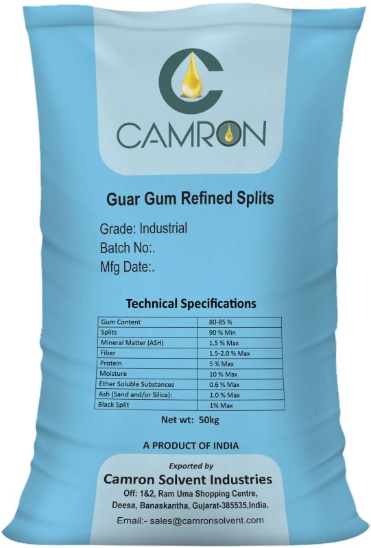 Guar Gum Refined Splits