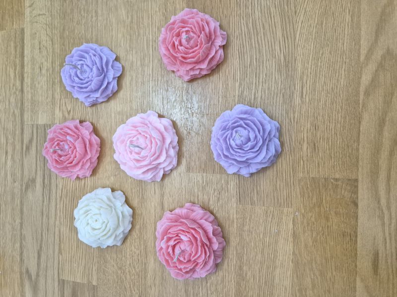 Peony Candle Made with Soy Wax