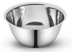 Stainless Steel Extra Deep Mixing Bowl, Color : Silver