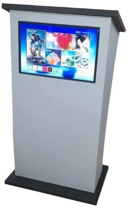 Premium Wooden Podium Stand with Display Screen & Android Box