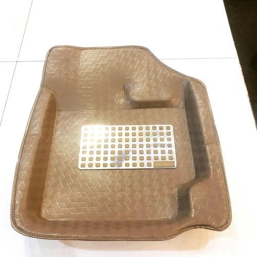 4.5 D Beige PVC Car Mat
