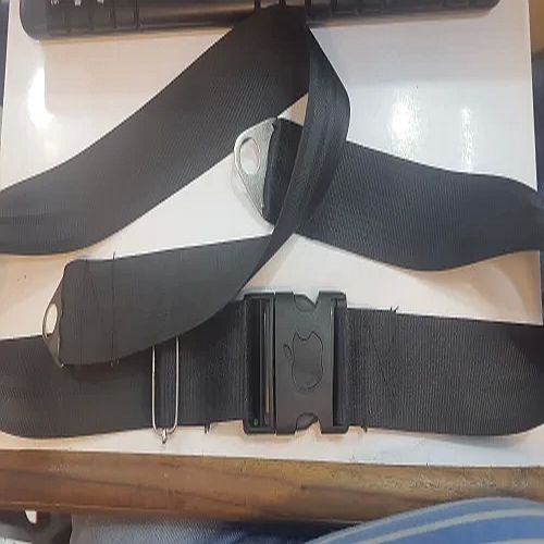 Plain Polyester Car Seat Belt All Vichle Universal, Color : Black