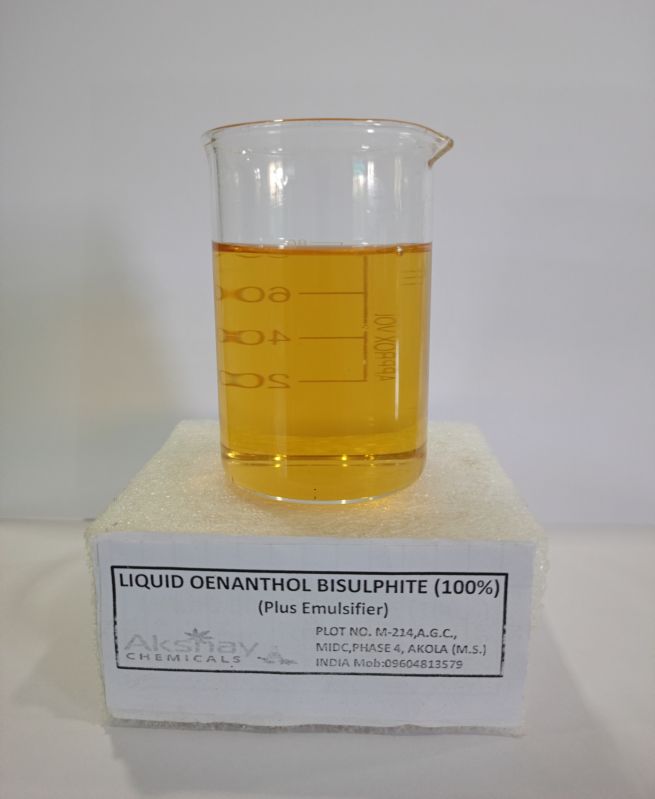 Liquid Oenanthol Bisulphite 100% Technical