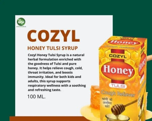 S.p Cozyl Honey Tulsi Cough Reliever 100 Ml