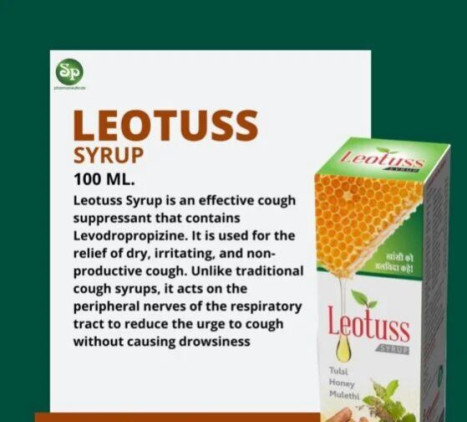 S.p Leotuss Cough Syrup 100 Ml.