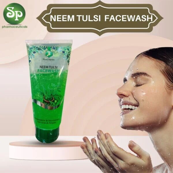 S.p Pure Herbs Neem Tulsi Face Wash 100 G.