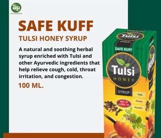 Safe Kuff Tulsi Honey Cough Relief Syrup