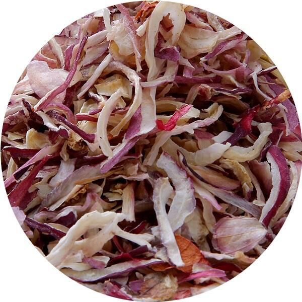 dehydrated red onion flakes