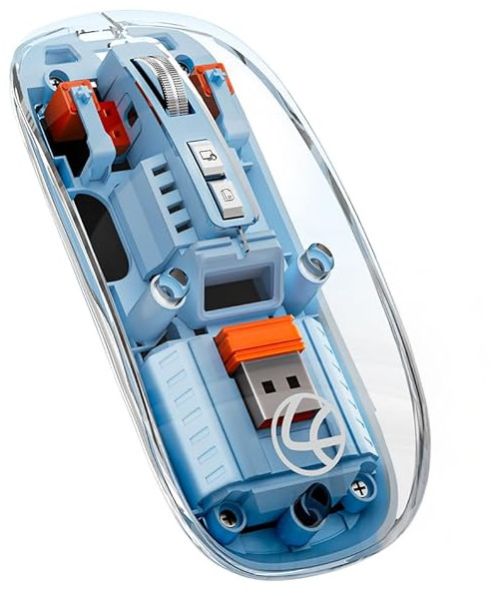 Rechargeable Transparent Wireless Mouse