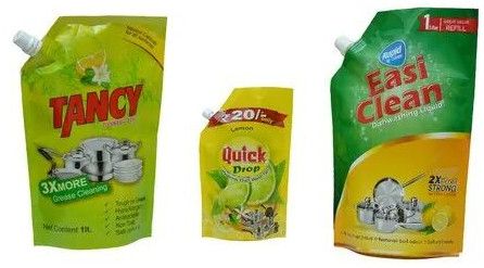 Dish Wash Stand Up Spout Pouch