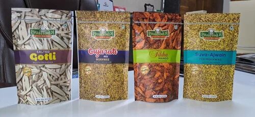 Matte Finish Standup Zipper Pouches 250gm