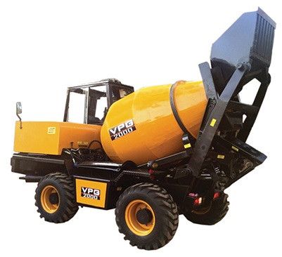 Self Loading Mobile Concrete Mixer for Construction Projects