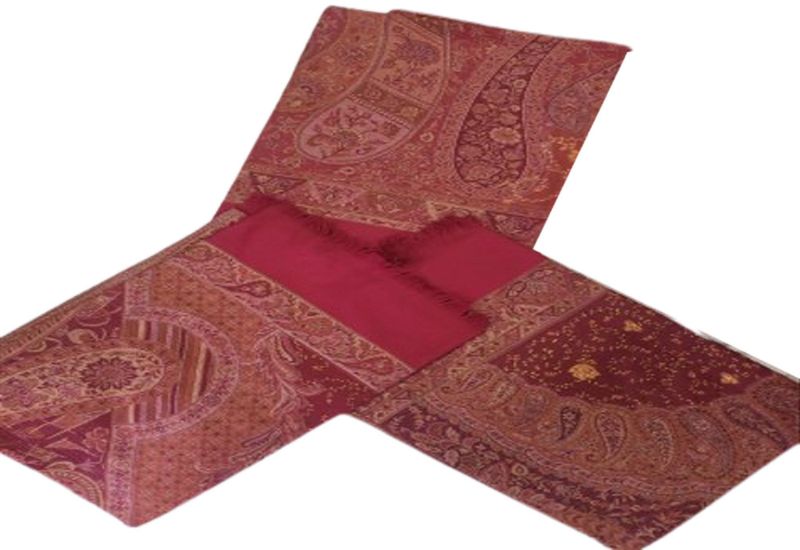 Ladies Woolen Kani Jamawar Hand Embroidered Shawls