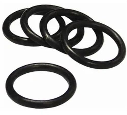 Black Neoprene Rubber O Ring, Shape : Round for Sealing Applications