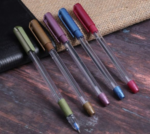 Easy Grip Mettalic Plastic Pen