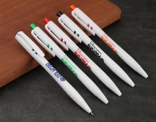 Smart Click Milky Plastic Pen