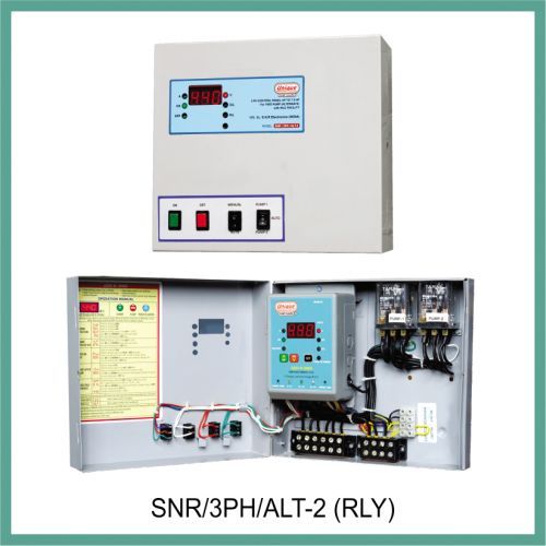 SNR/3PH/ALT-2(RLY) Three Phase Pump Control Panel