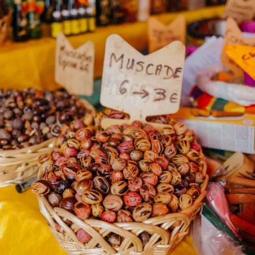 Nutmeg Mace, Color : Red, Brown