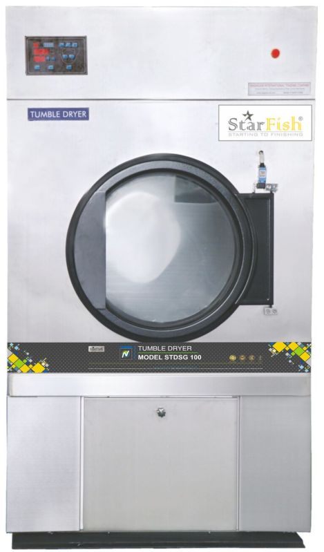Industrial Tumble Dryer S.s Gas 100 Kg