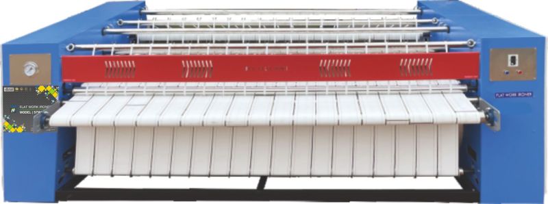 Industrial Flat Work Ironer Cum Dryer Triple Roller Gas 800 Mm SFWG38 3000