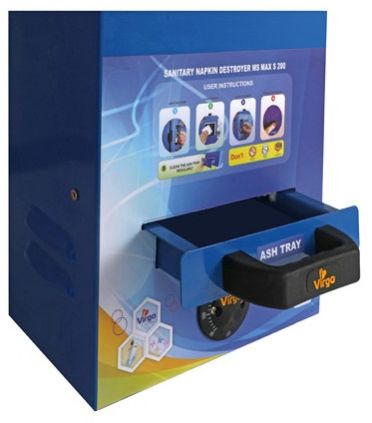 Virgo Sanitary Napkin Incinerator Msmaxs 200, Power : 1200 Watts