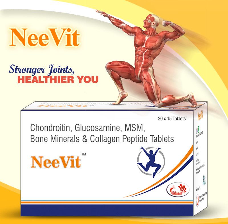 Neevit Tablets (Chontroitin Glucosamine Msm Methylcobalamine)