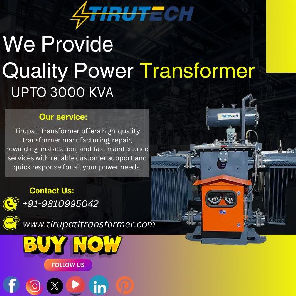 Copper 315 Kva Distribution Transformer, Phase : Three Phase