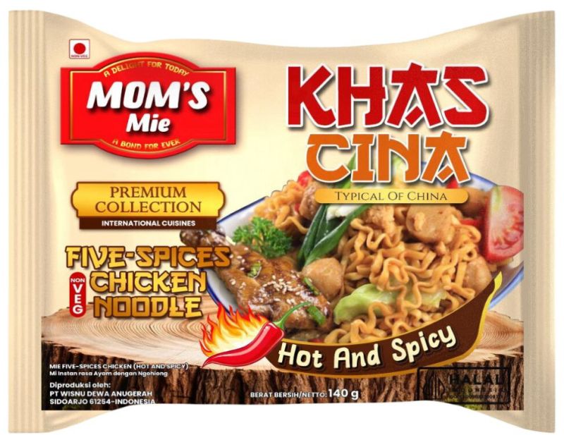 Mom&AMP;rsquo;s Mie Five-Spices Chicken Noodles &AMP;ndash; Hot &AMP;AMP; Spicy