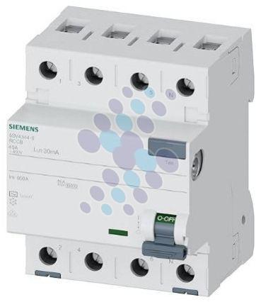 40 A Siemens Betagard 5SV 4 Pole RCCB