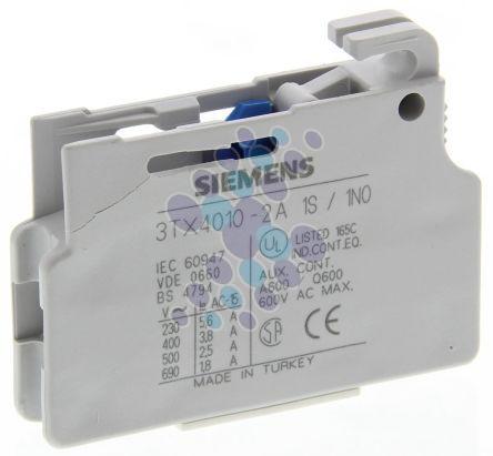 Siemens Auxiliary 1 No Contact Block, Voltage : 24V To 240V AC/DC