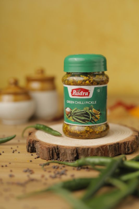 Rudra Green Chilly Pickle 200g