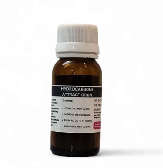 Liquid Hydrocarbons Attract Orgn