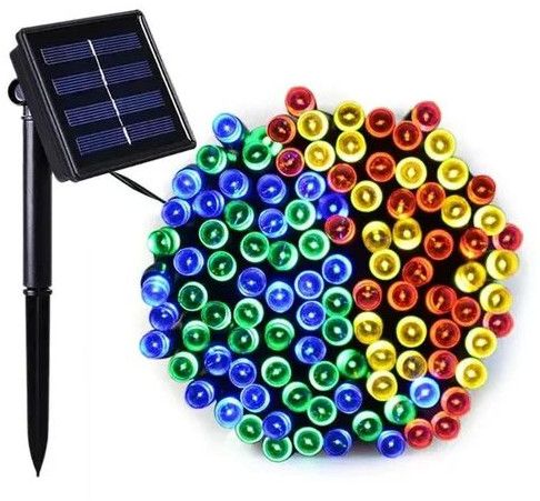 LED Solar String Lights, Color : Multicolor, Packaging Type : Box