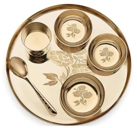 Bronzekansa Bhojan Thalidinner Set| Set OF 6