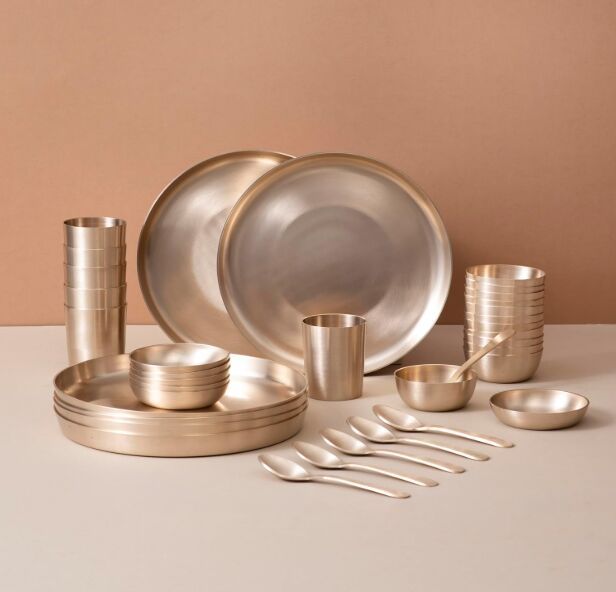 Kansa Dinner Set | 36 Piece