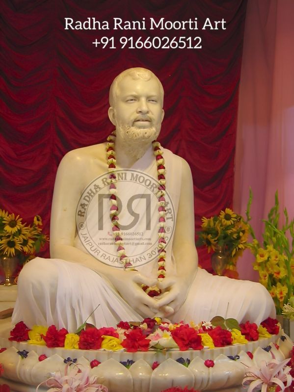 White Marble Ramakrishna Statue